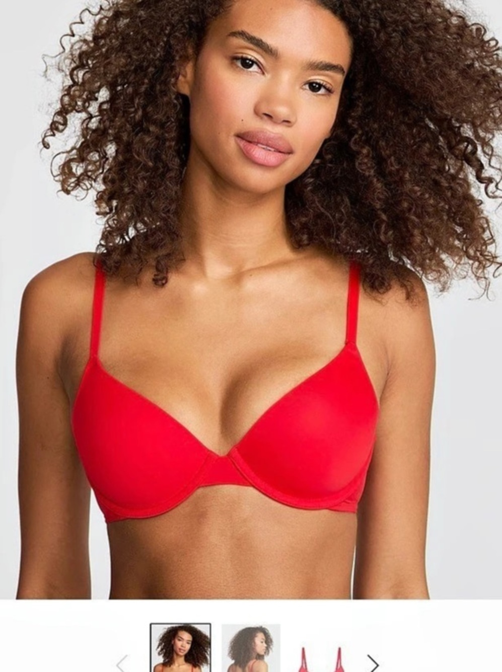 Victoria's Secret very sexy Red Underwire Bra Like New